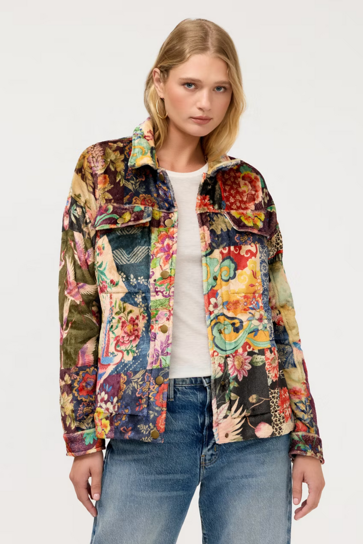 Johnny Was Amelie Sherpa Trucker Jacket- Fabiana