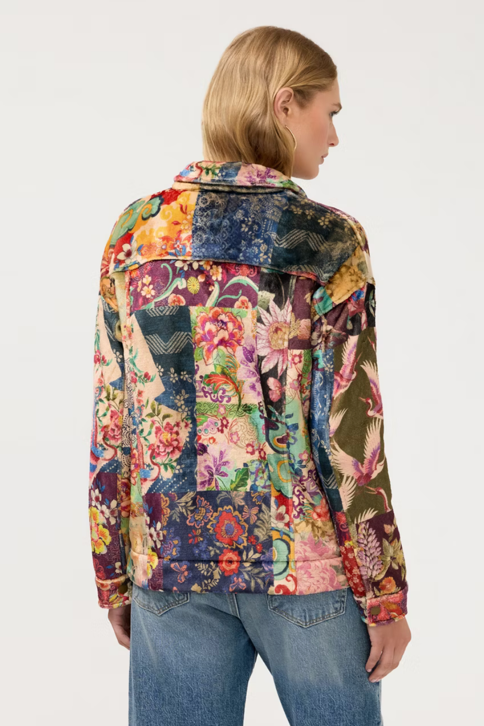 Johnny Was Amelie Sherpa Trucker Jacket- Fabiana