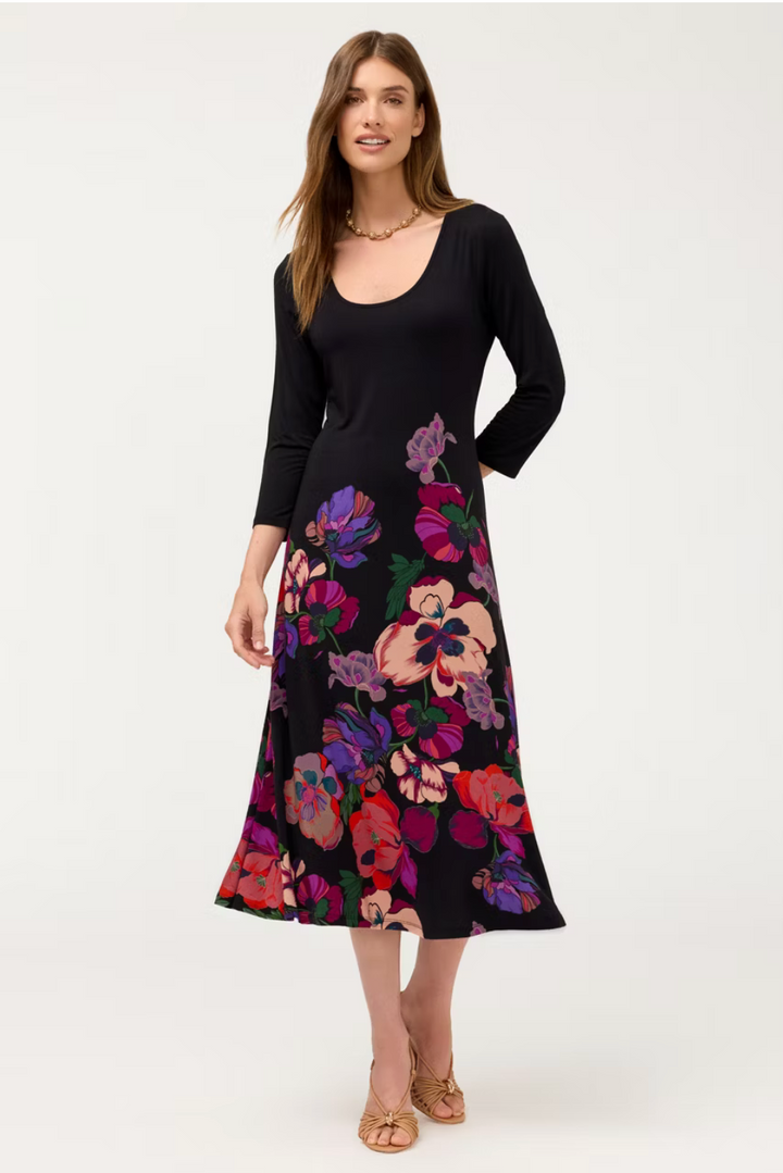 Johnny Was The Janie Favorite 3/4 Sleeve Scoop Neck Dress