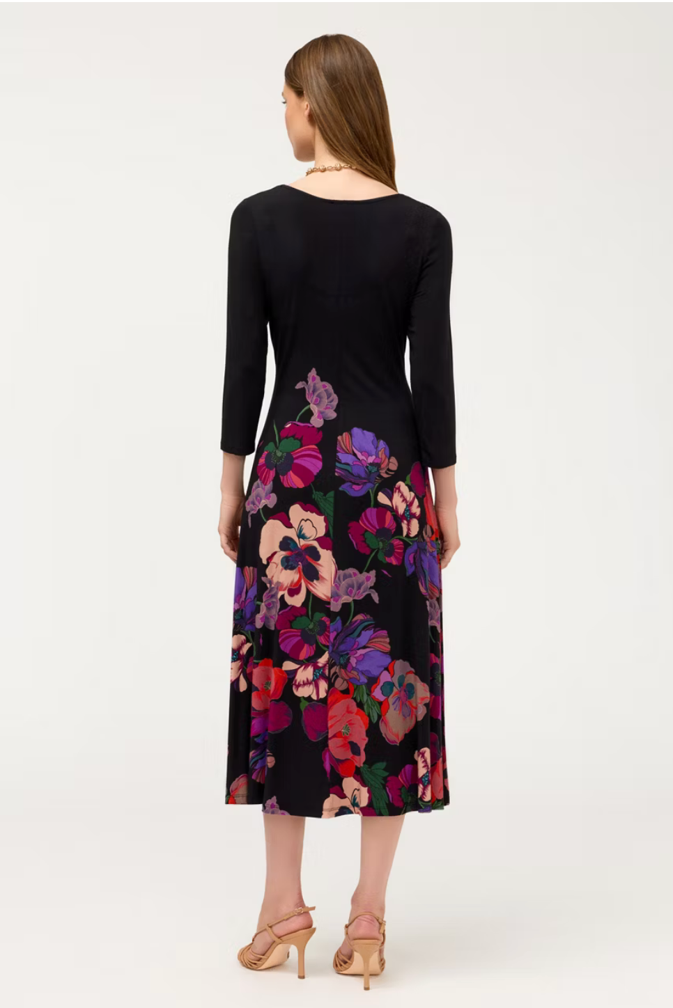 Johnny Was The Janie Favorite 3/4 Sleeve Scoop Neck Dress