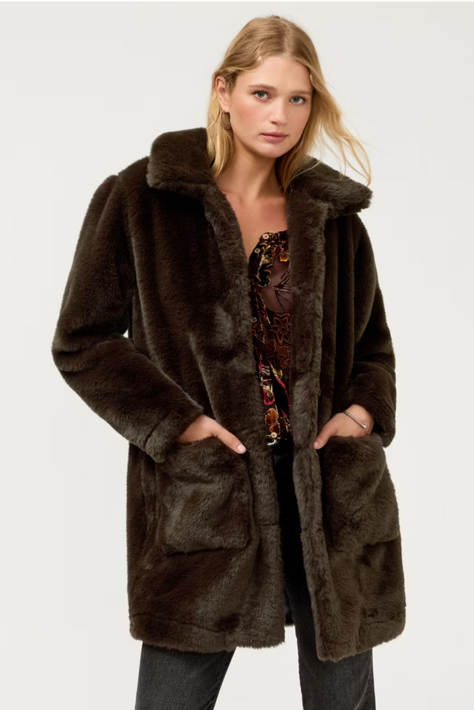 Johnny Was Faux Fur Coat- Teddy