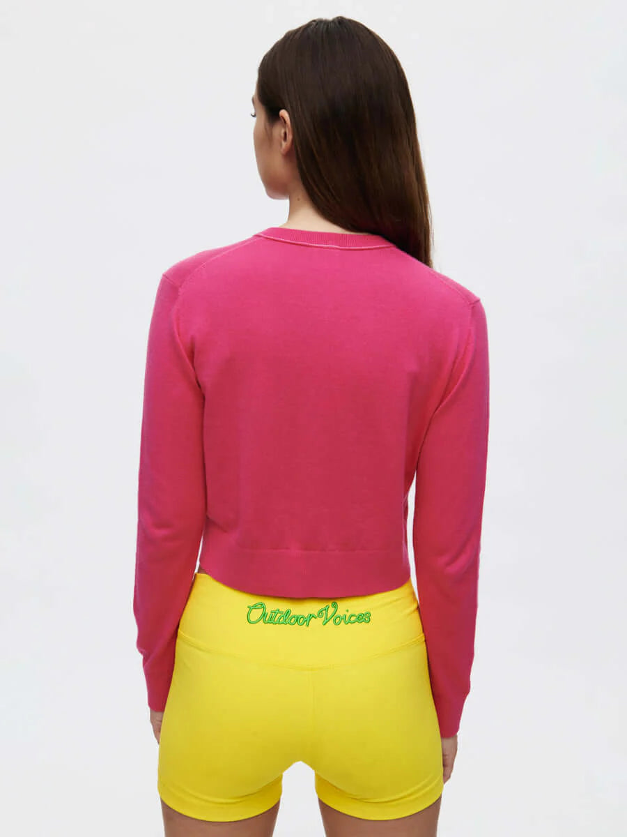 Outdoor Voices Sugar Cardigan Mustang