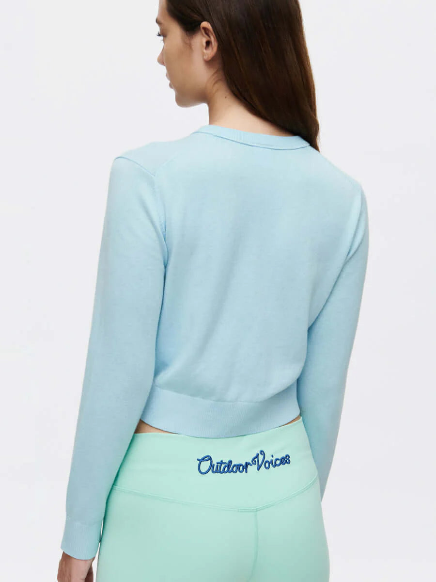 Outdoor Voices Sugar Cardigan Sky