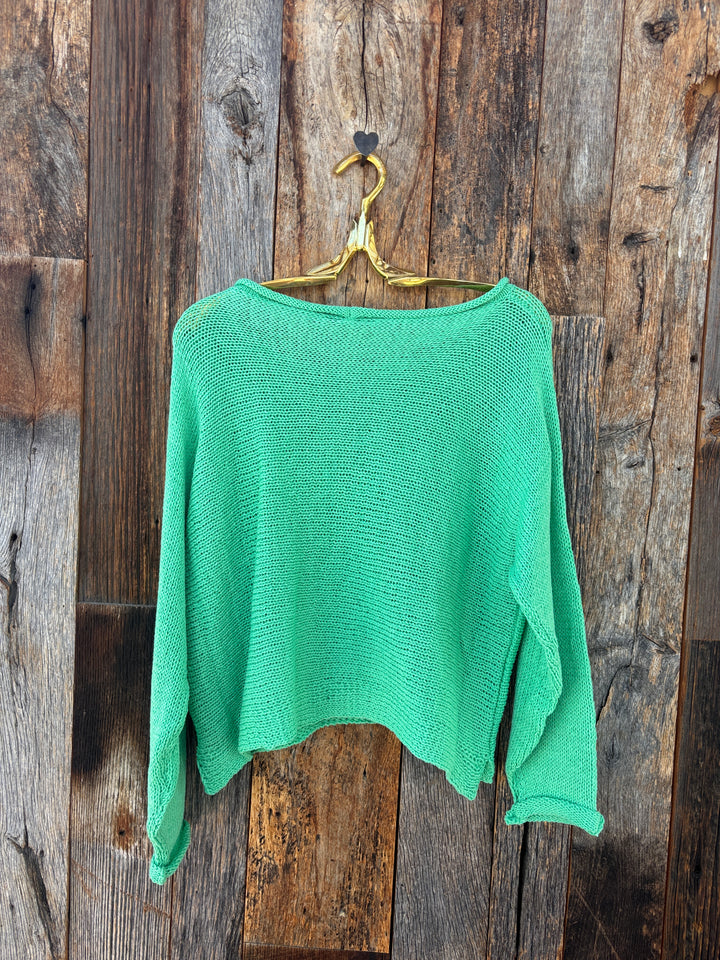Wooden Ships Lucky Top Cotton Verdigris