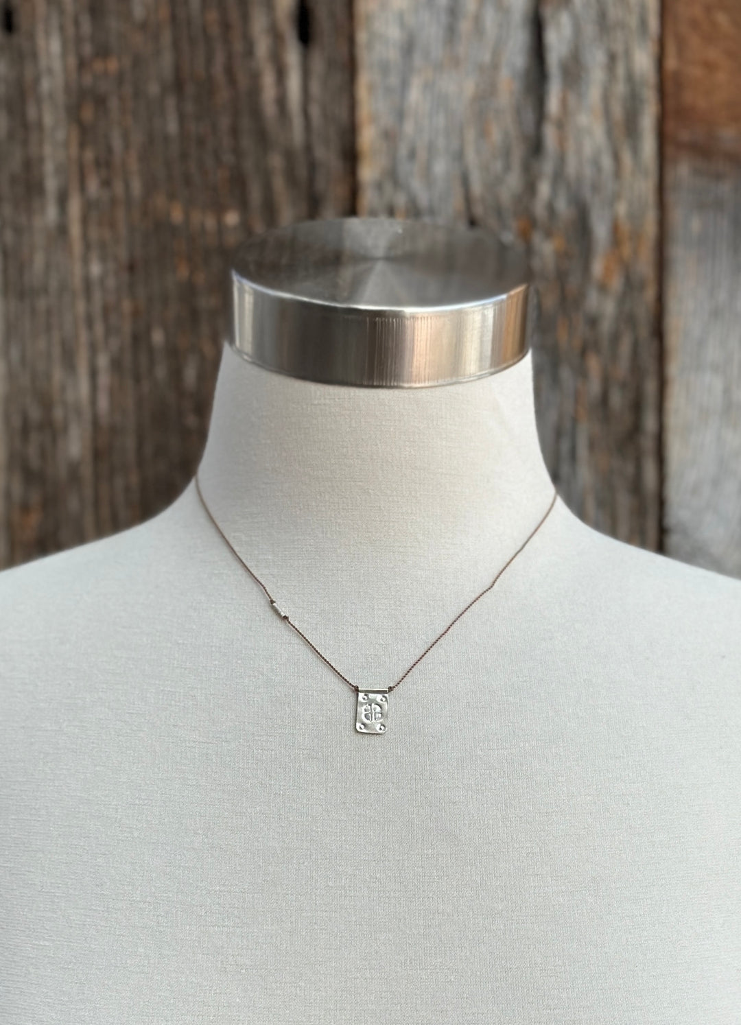 River Song SS Rectangle Talisman Necklace