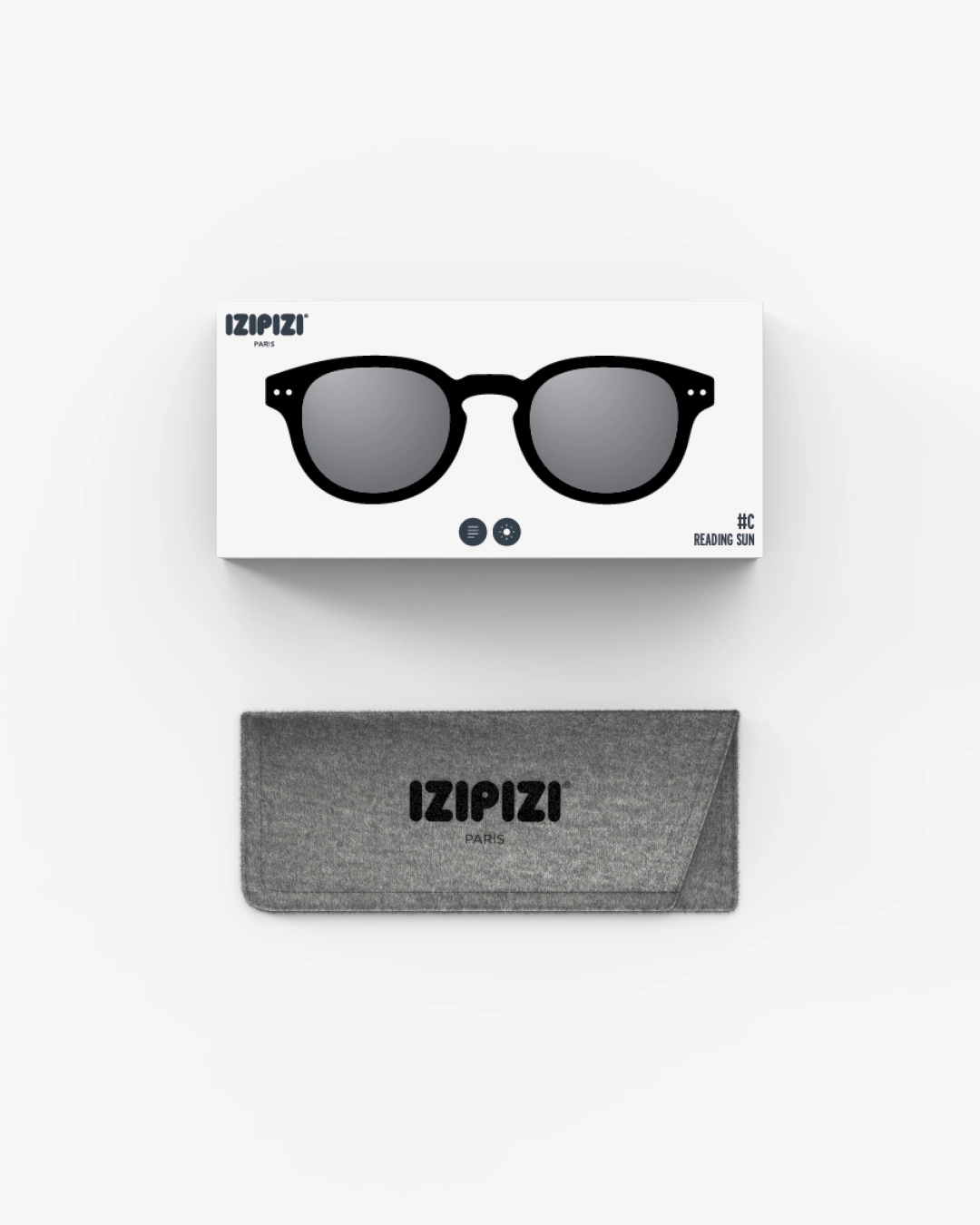 Izipizi Reading Sunglasses C- Black SLMSCC01