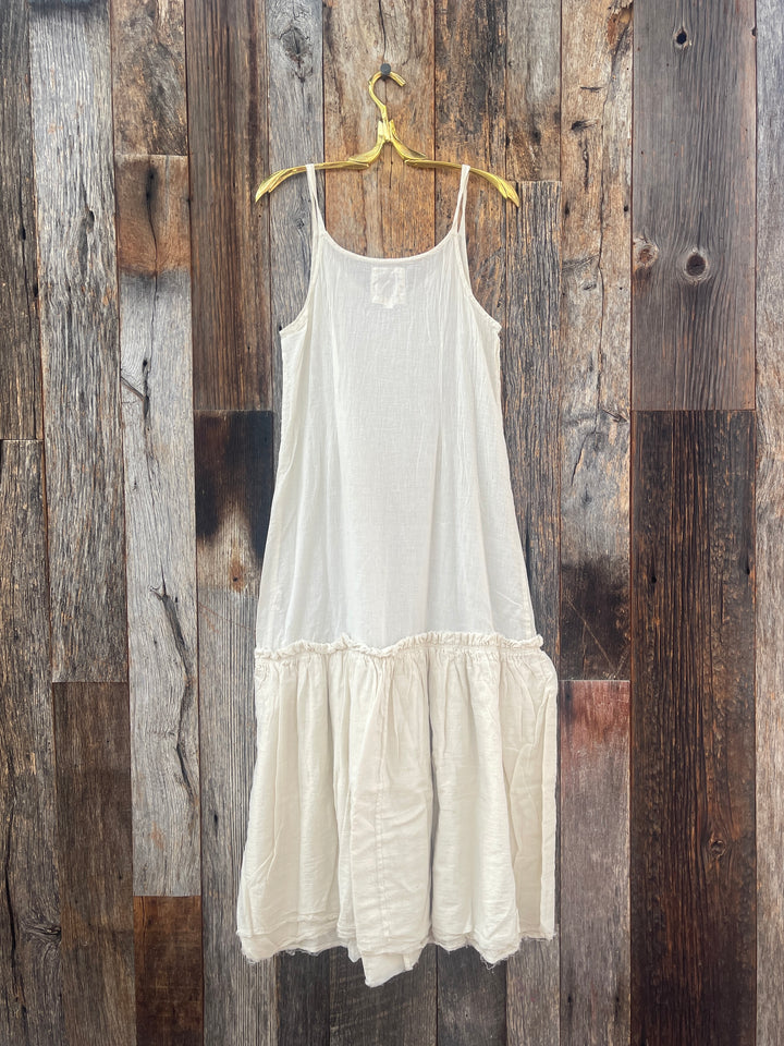 Auntie Oti Ruffle Slip Natural