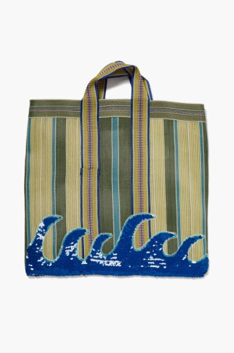 Chan Luu Recycled Market Bag Wave
