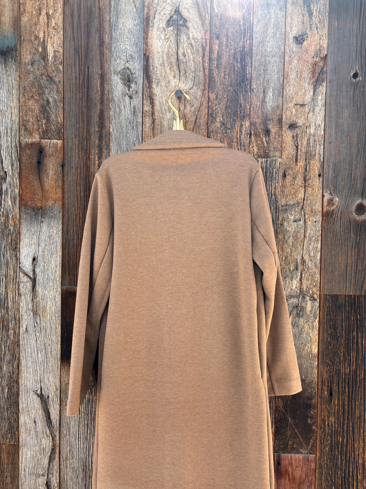 Dylan Rowan Coat w/ Pockets Warm Brown