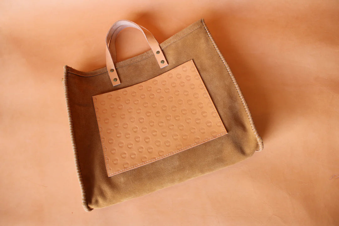 Olive n' Suede Toast Large Tote Morocco