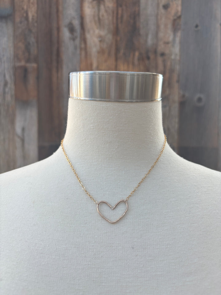 Elizabeth Nicole 14K GF Heart/Chain N01