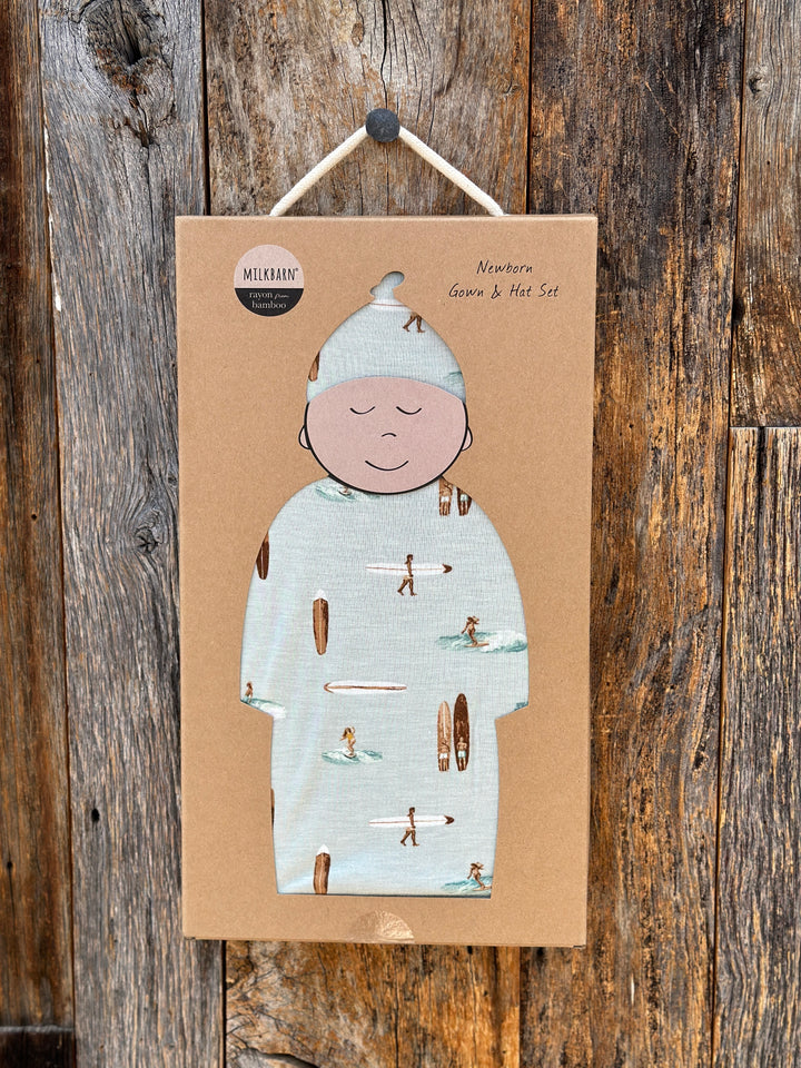 Milkbarn Gown & Hat Set Vintage Surf