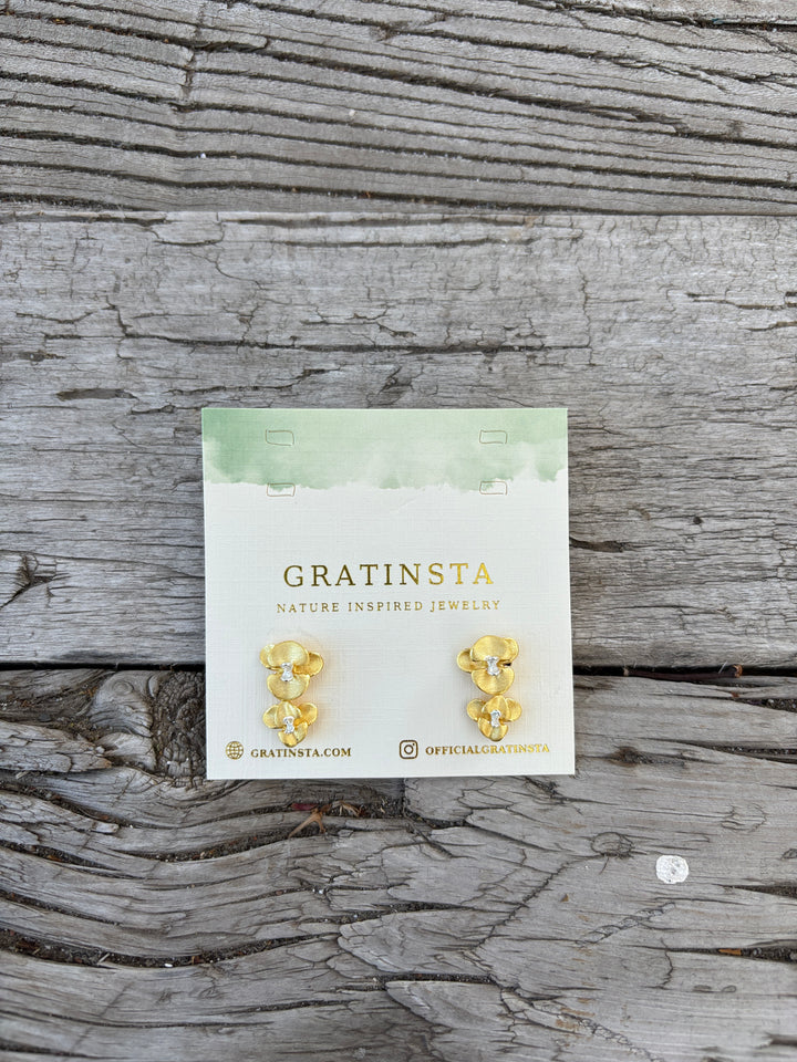 Gratinsta Orchid Gold Studs GP