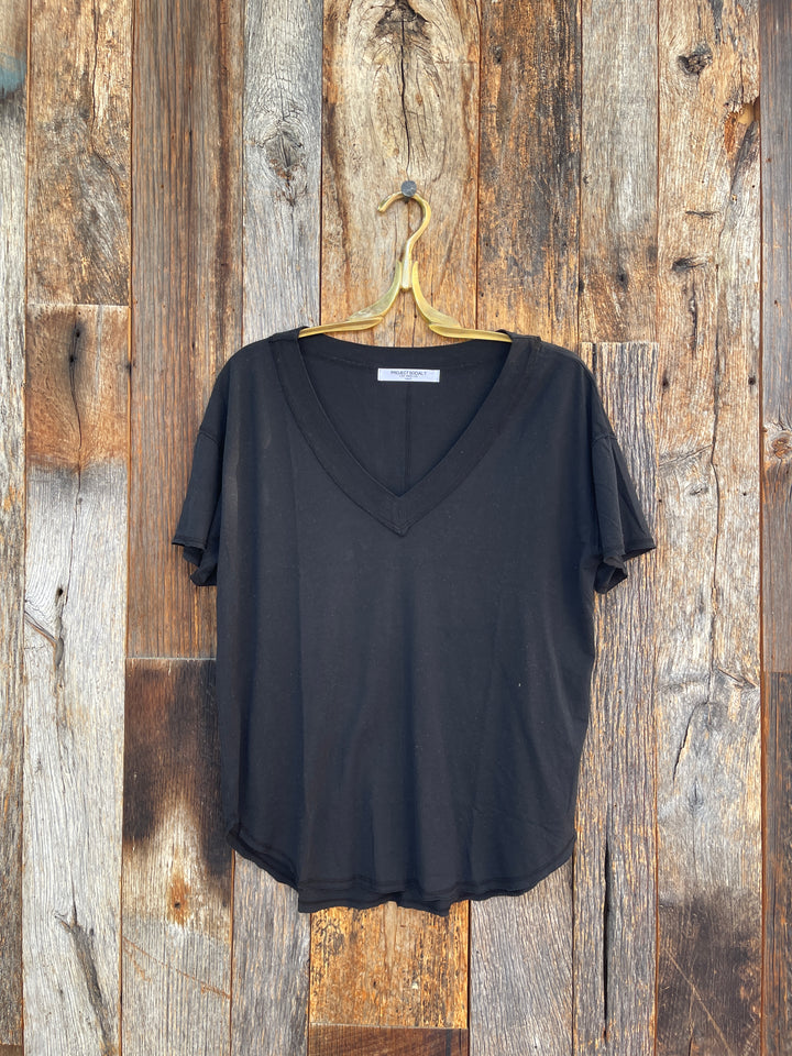 Project Social T Baltimore V-Neck Tee Black
