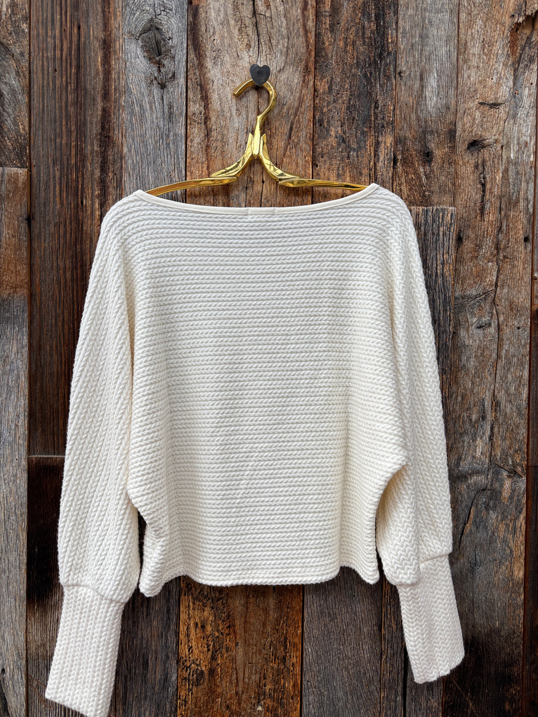 Dylan Andie Cable Knit Winter White