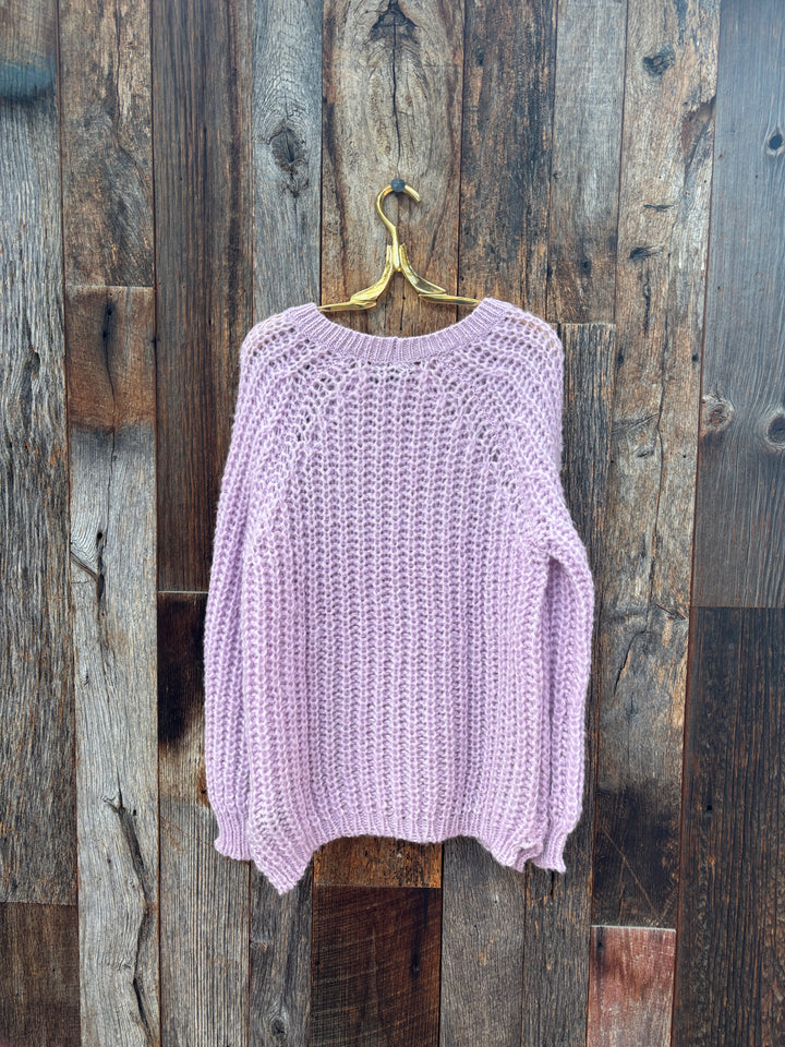 Wooden Ships Cropped Rails Crew Chunky Wild Lilac