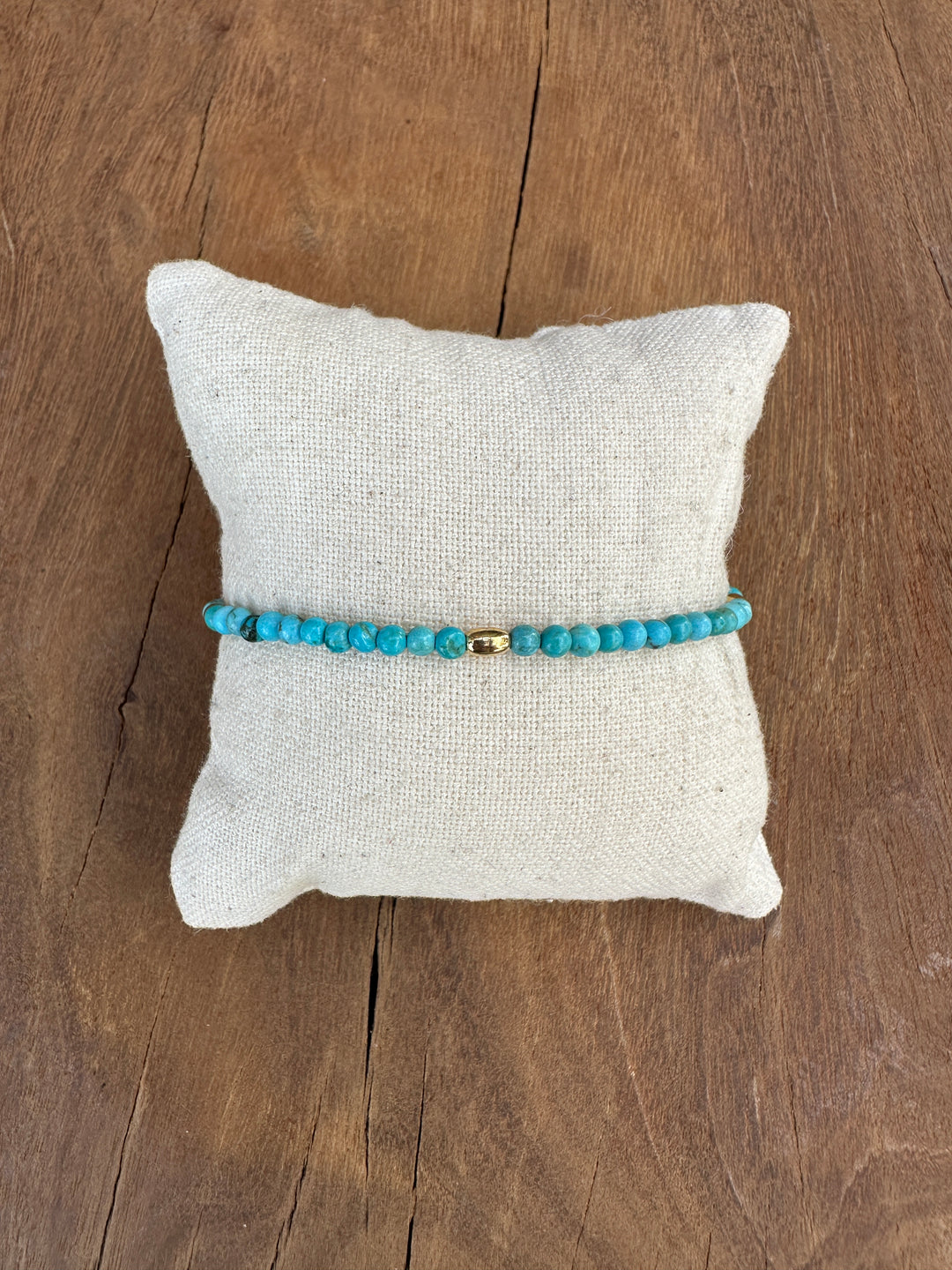 Joy Dravecky Bali Beaded Bracelet Turquoise