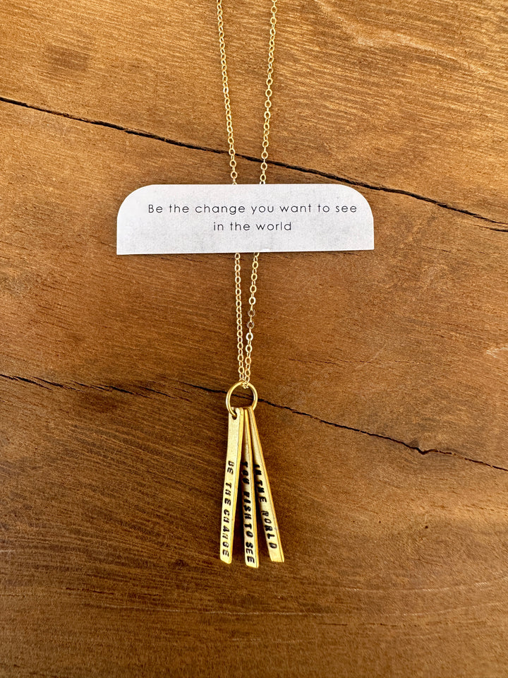 Chocolate & Steel Be The Change 16"-18" GV