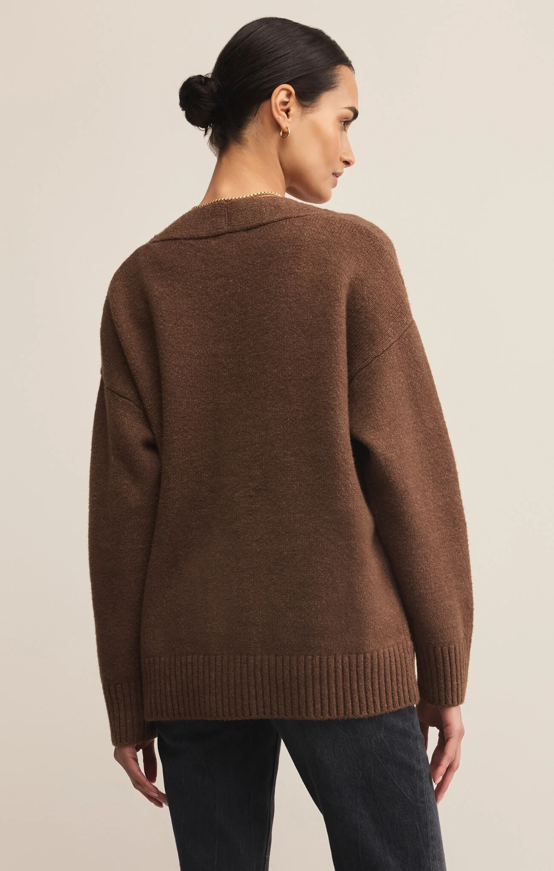 Z Supply Theo Cardigan Suede