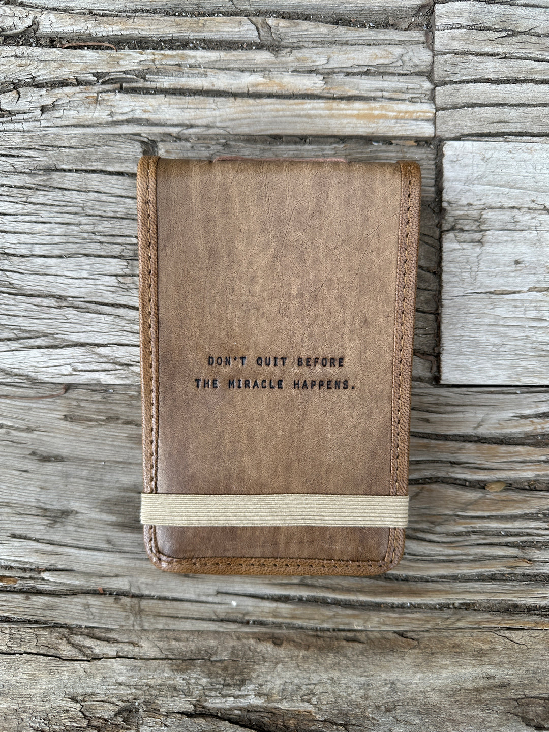 Sugarboo Mini Don't Quit Leather Journal LJ234