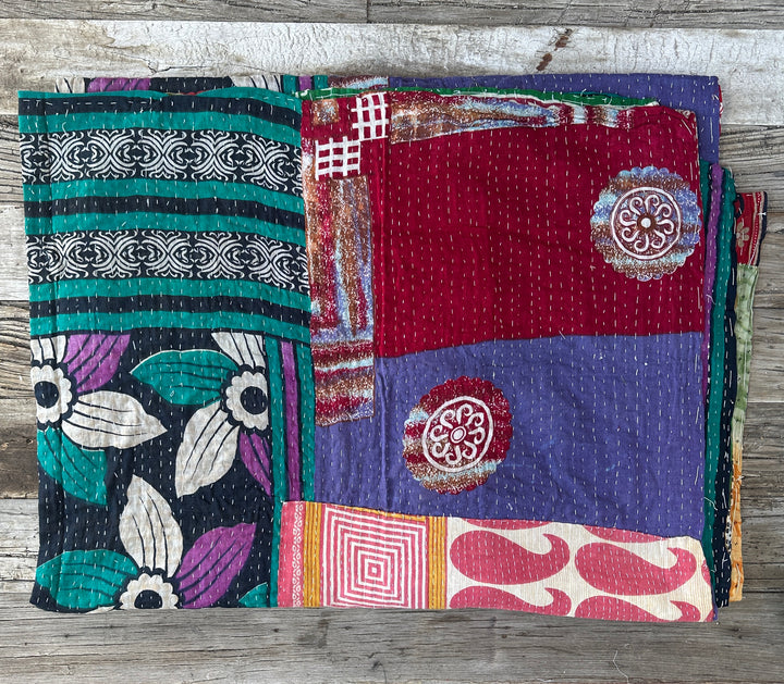 Blue Ocean Traders Vintage Kantha #2 54"x87"