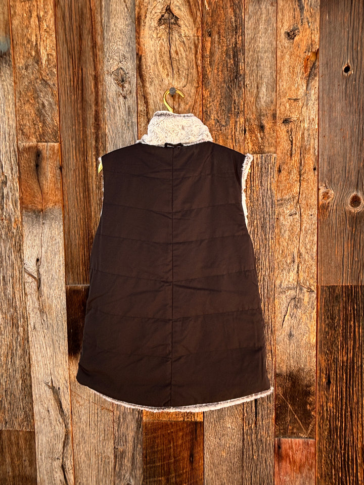 Dylan Classic Fur Vest Winter White