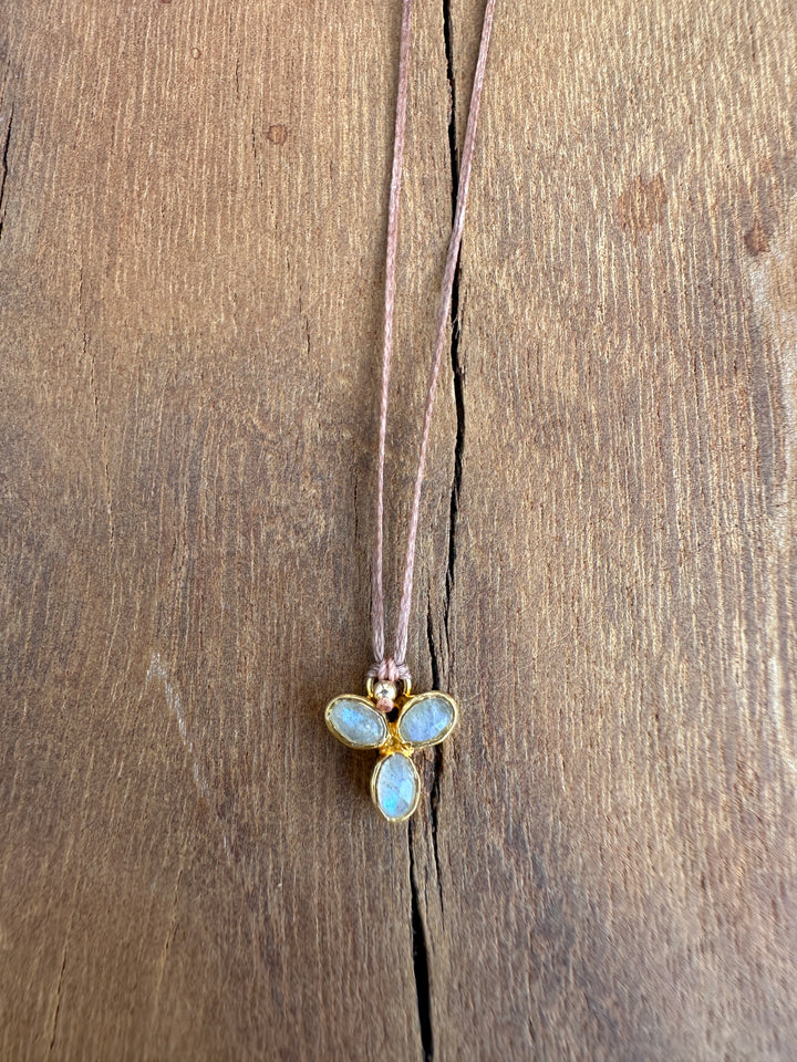 River Song Labradorite Floret Necklace F20710