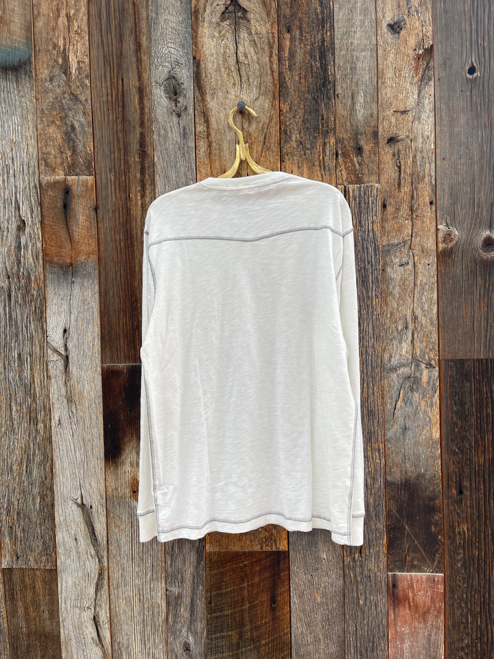 True Grit Heritage Slub L/S Crew Vintage Chalk