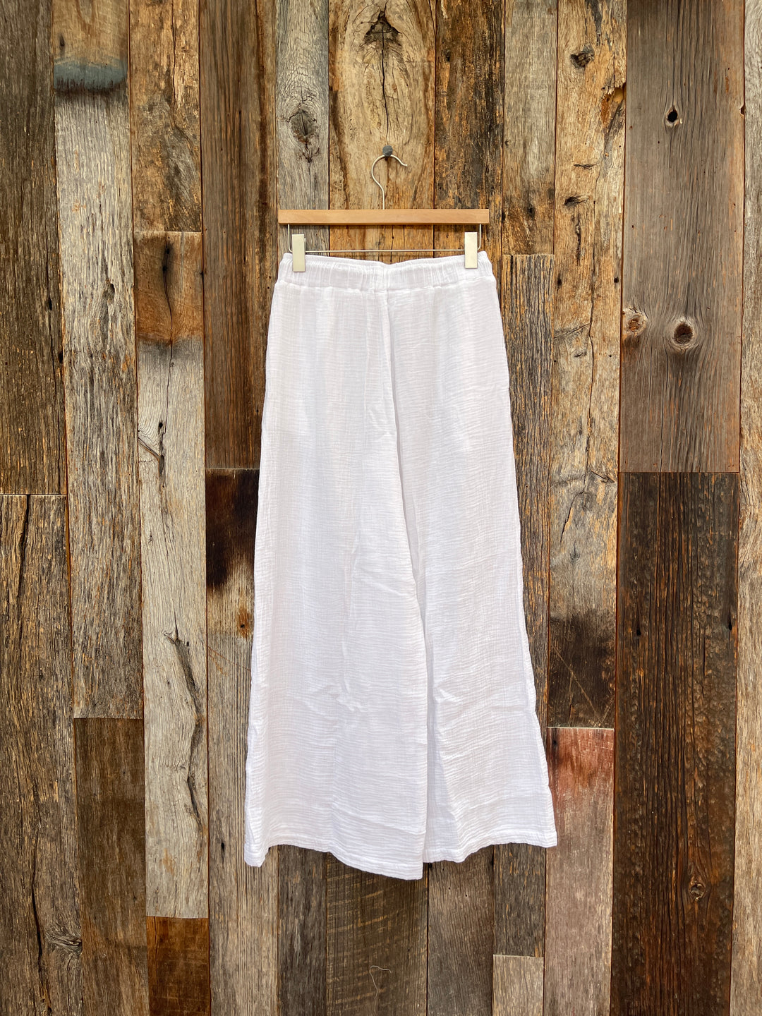 Sundry Wide Leg Pant White