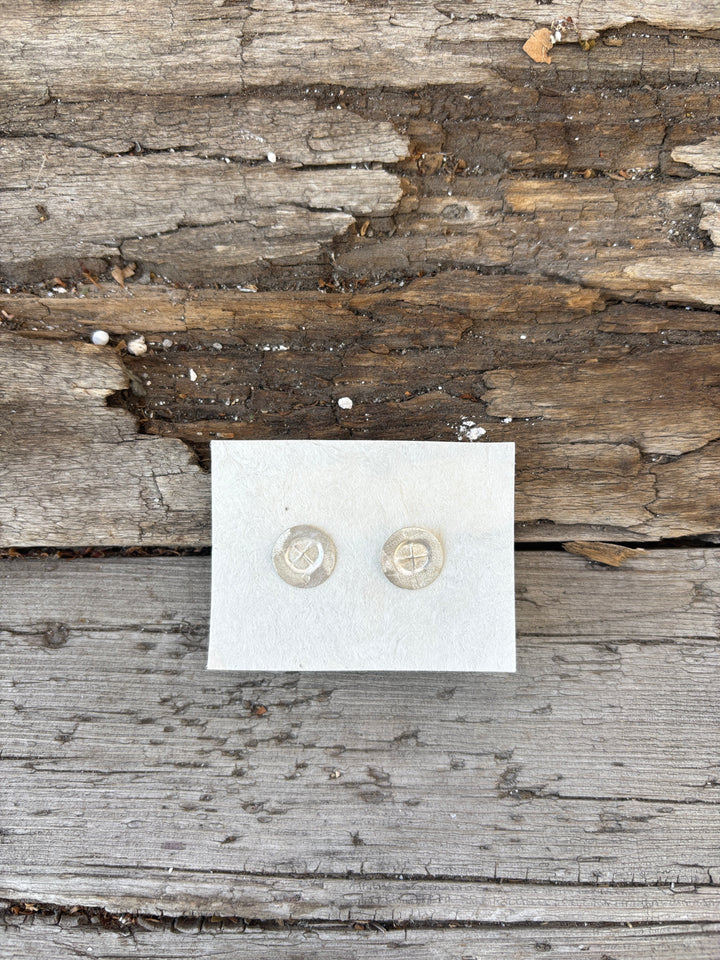 River Song Sterling Silver Talisman Studs