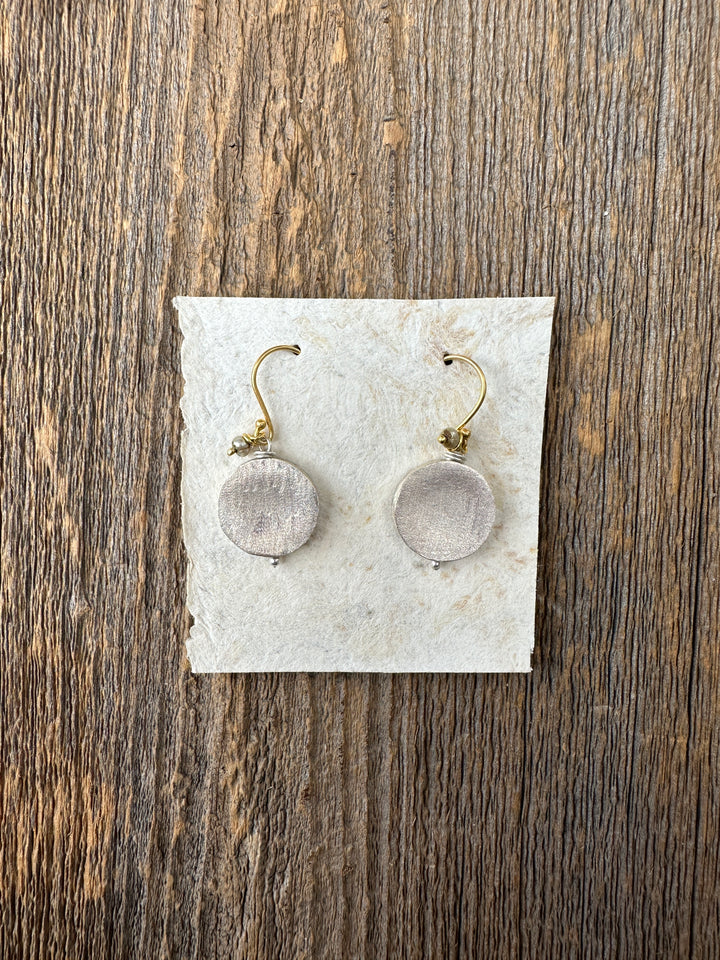 River Song Silver Full Moon Earrings 21209