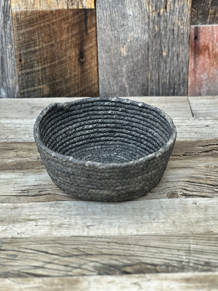 Homart Gideon Low Round Bowl Large Black