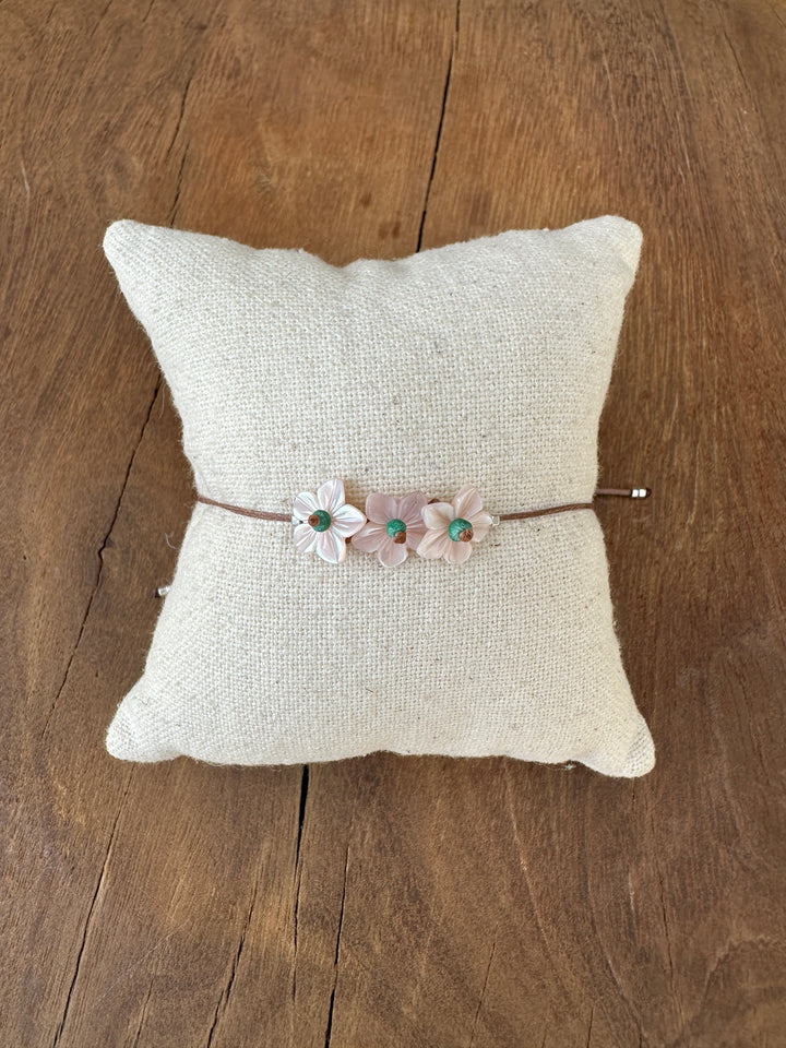River Song Pink Mother of Pearl Garland Bracelet