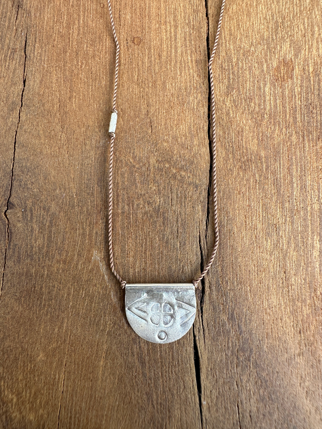 River Song Silver Halfmoon Talisman Necklace SS