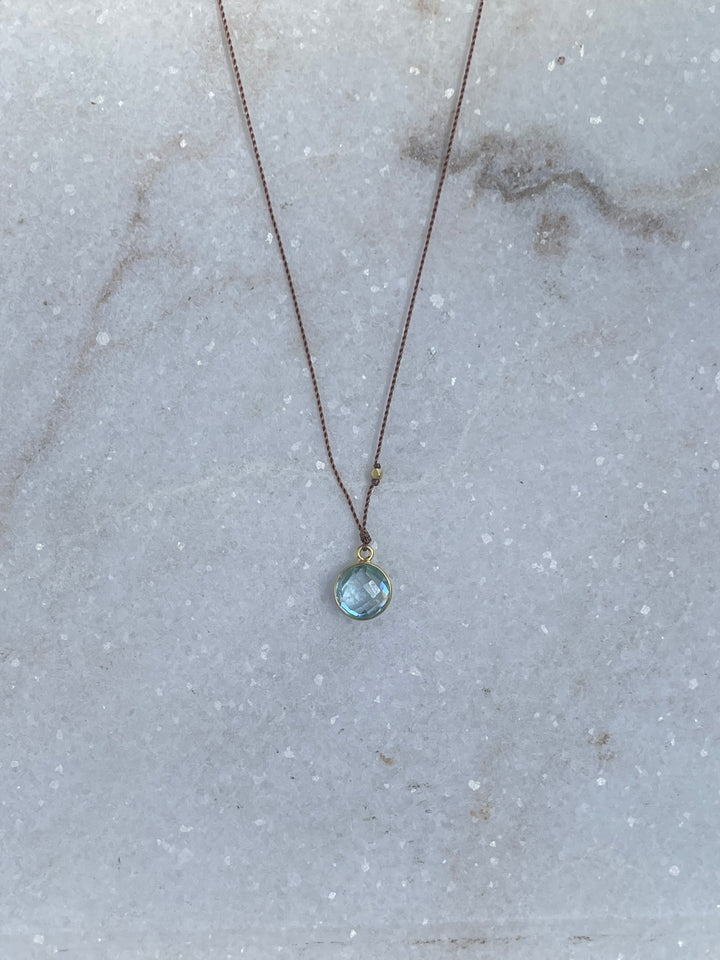 Margaret Solow Blue Topaz 18K LC-BT/R