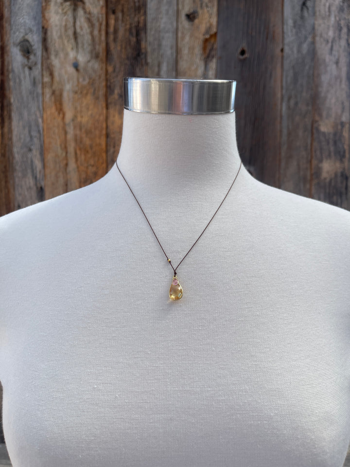 Margaret Solow Citrine/Sapphire 18K NC-CIT/SAP