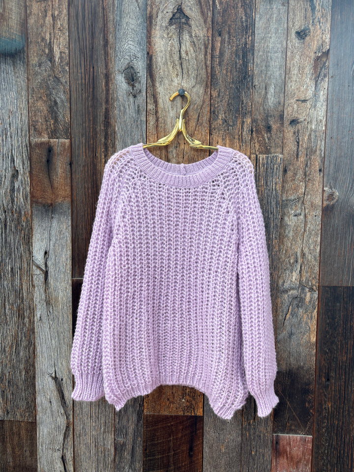 Wooden Ships Cropped Rails Crew Chunky Wild Lilac