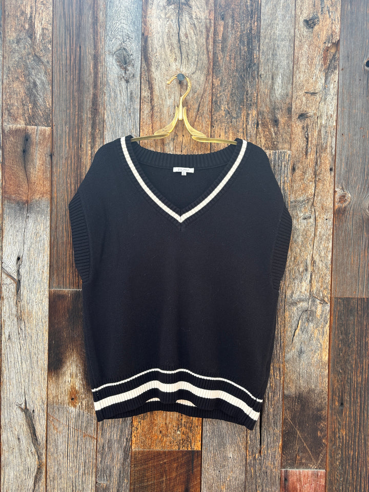 Z Supply Fletcher Sweater Vest Black