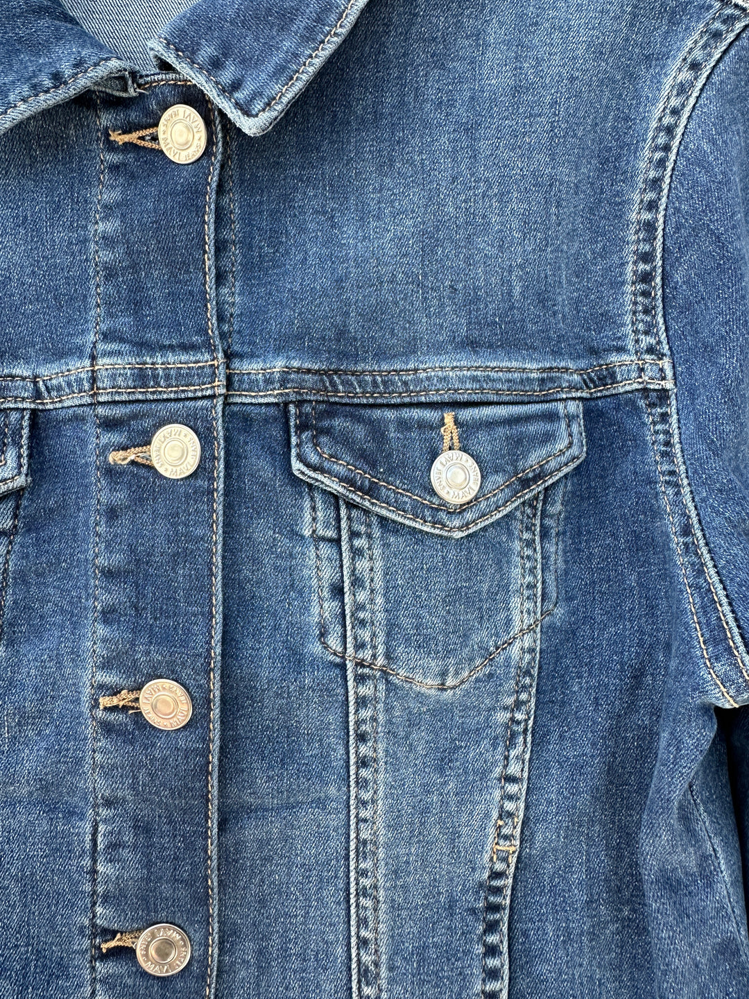 Mavi Samantha Jacket Mid Brushed Feather Blue