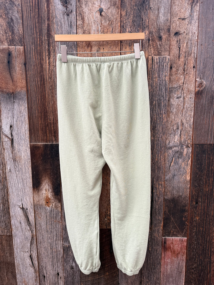Perfect White Tee French Terry Easy Sweatpant Pistachio