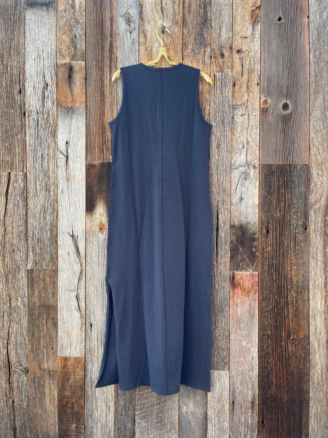 Lilla P Henley Maxi Dress Navy