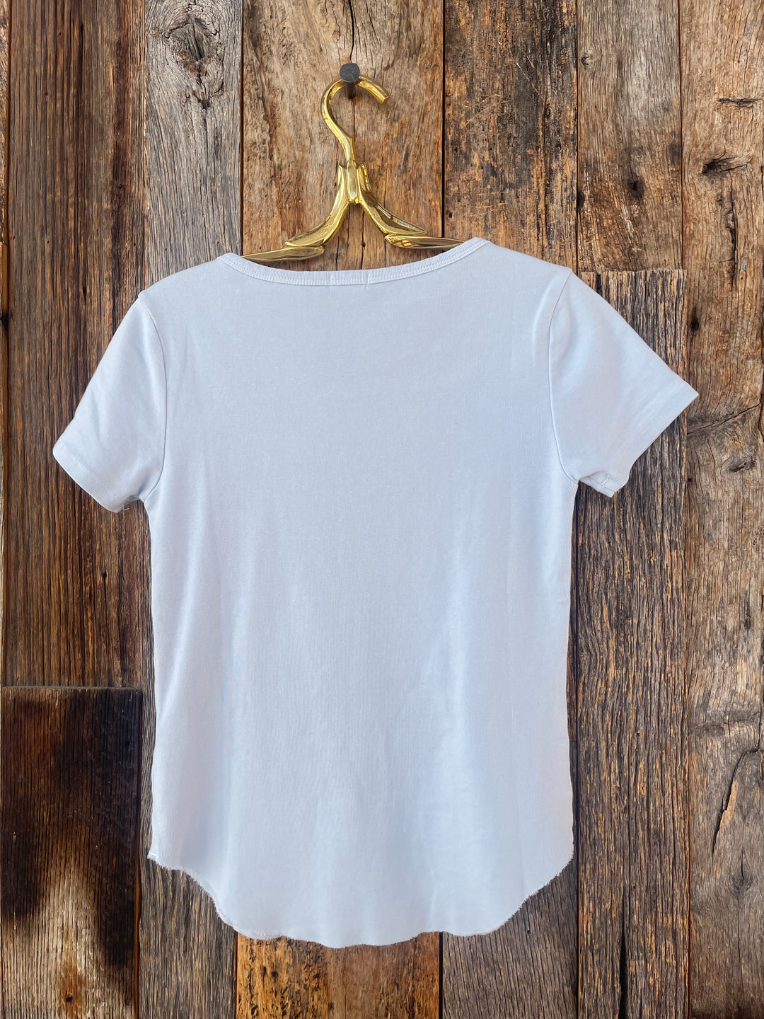 Dylan S/S Jude Rib Top Sky