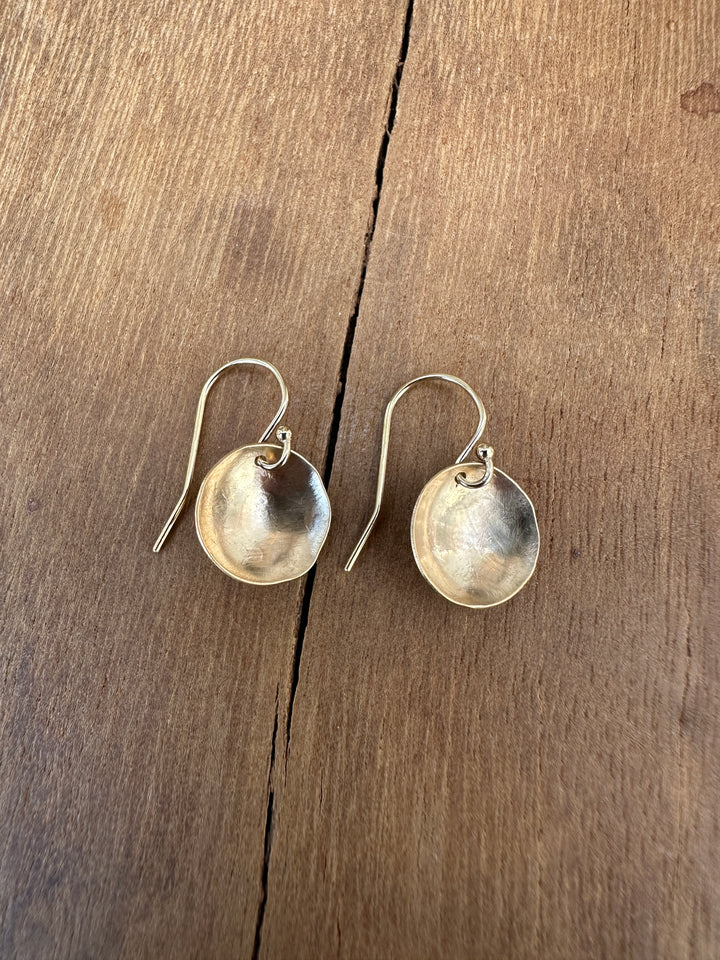 CLP Small Concave Earrings GF