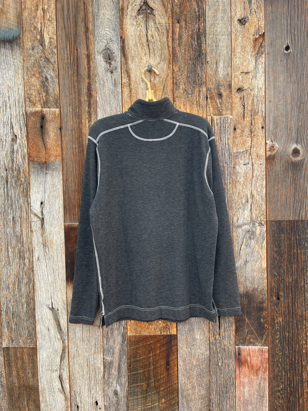 True Grit Daybreak 1/4 Zip Pullover Charcoal