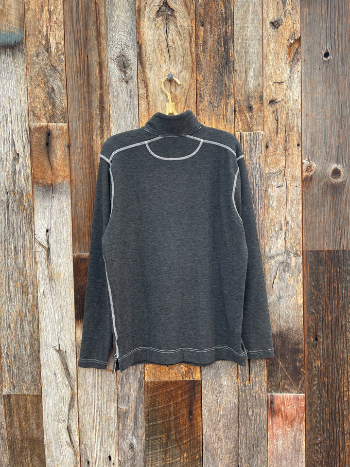 True Grit Daybreak 1/4 Zip Pullover Charcoal
