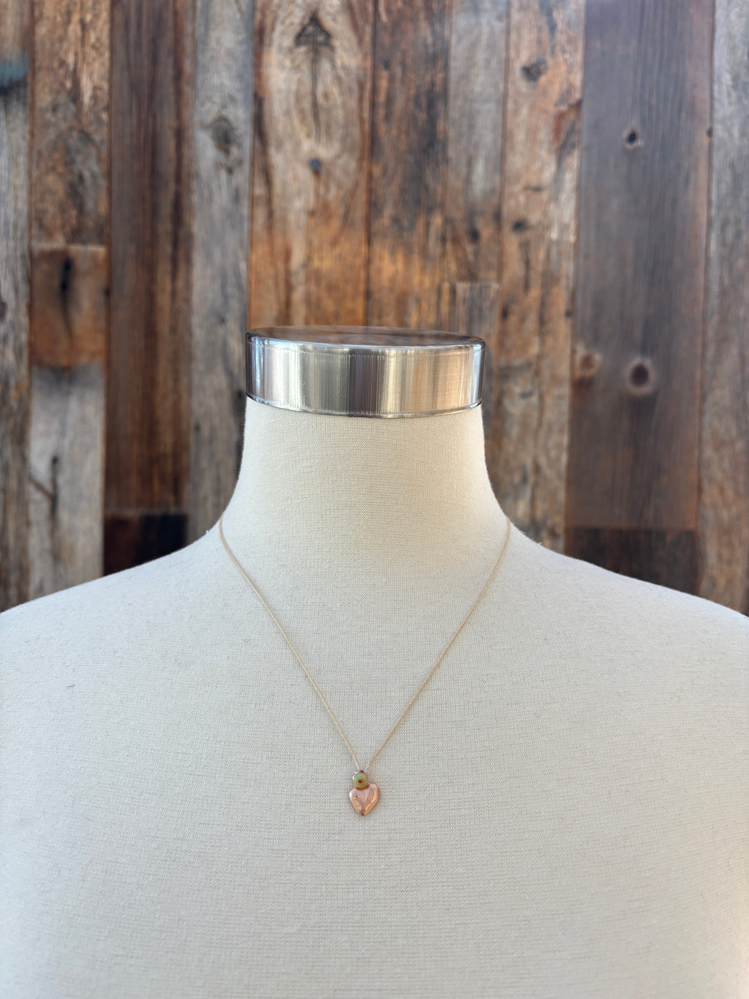 River Song Silver Sweetheart Milagro Necklace