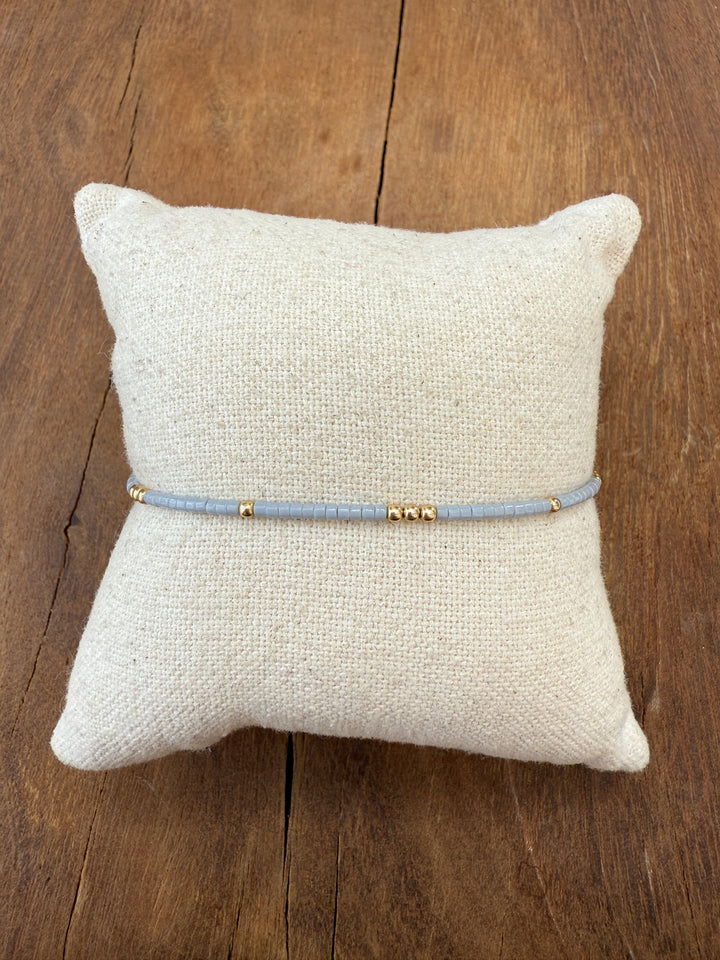 Erin Gray Newport 2mm Cloud Gray GF Bracelet