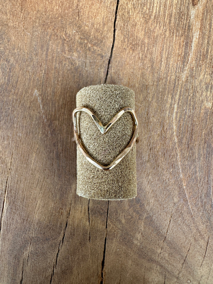 Elizabeth Nicole 14K GF Heart Ring R01