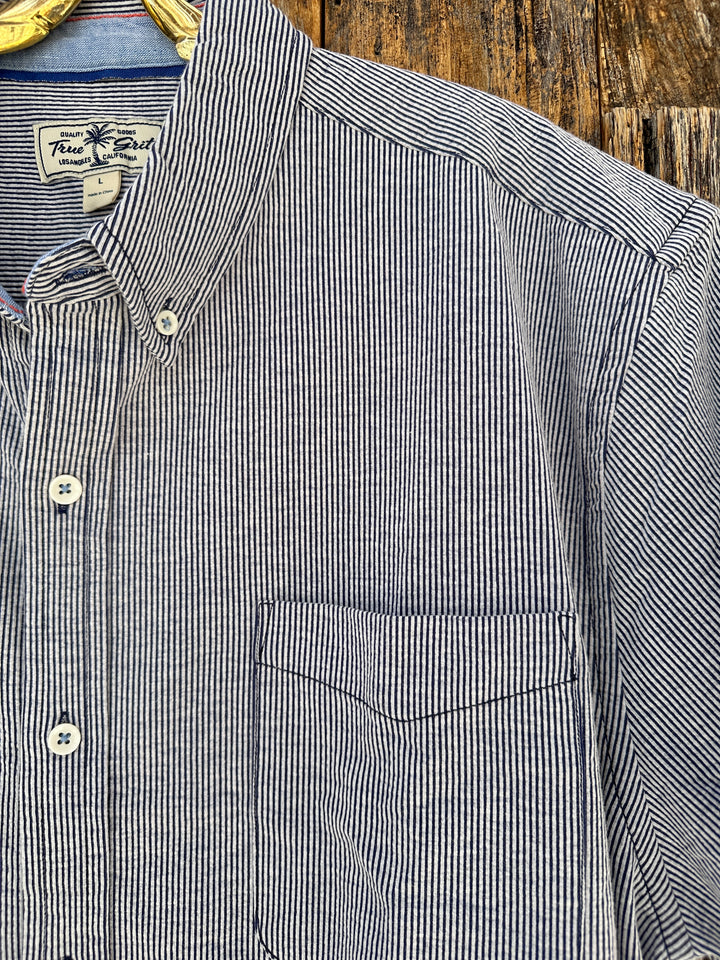True Grit S/S 1 Pocket Shirt Navy