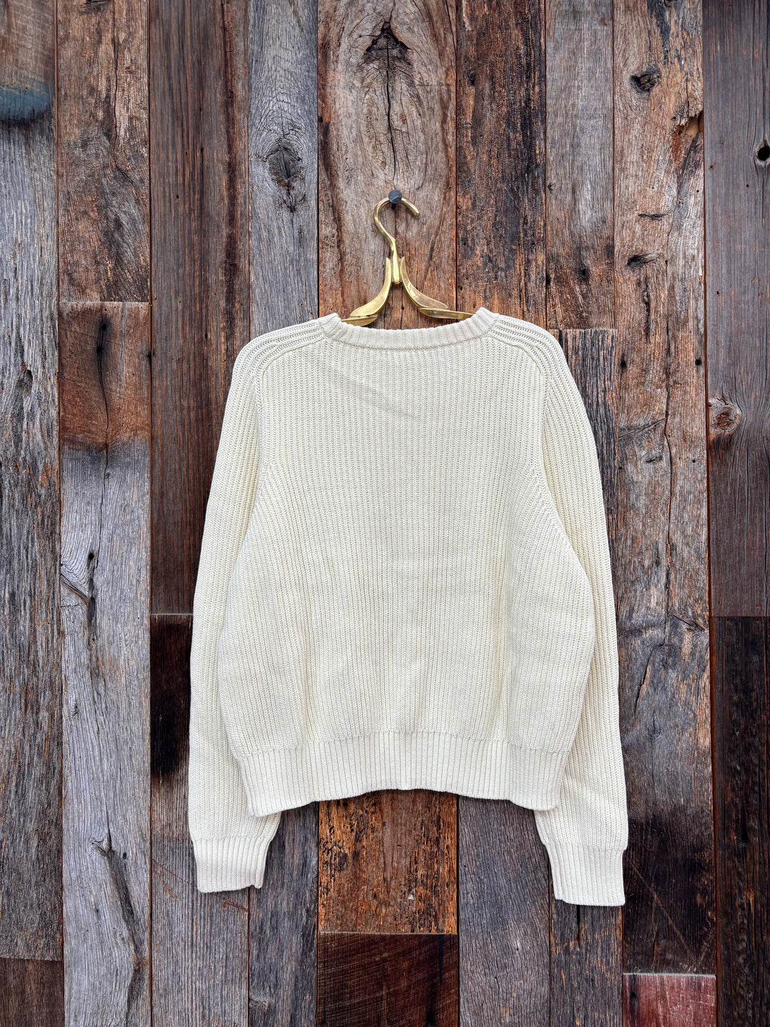 Paper Label Avery Crew Neck Sweater Butter